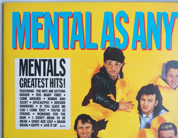 Mental As Anything – Greatest Hits Vol. 1 LP vinyl record, image 8 of 8