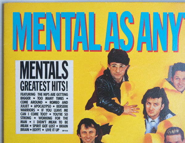 Mental As Anything – Greatest Hits Vol. 1 LP vinyl record, image 8 of 8