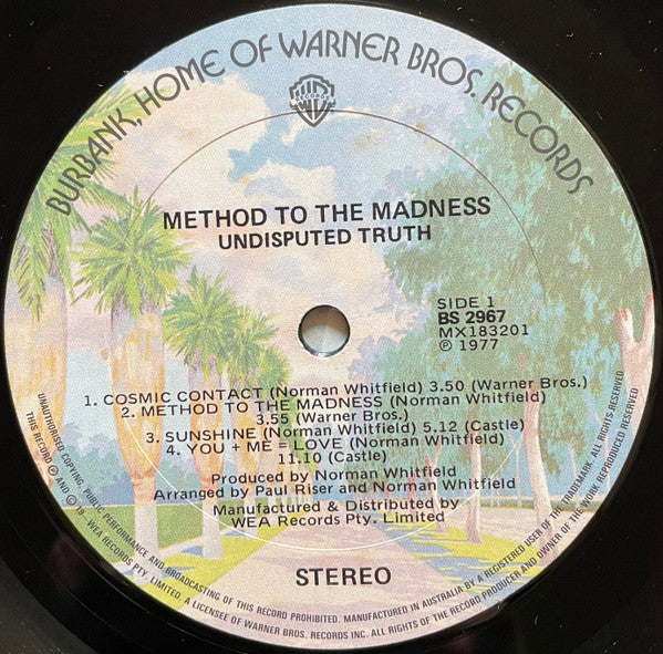 The Undisputed Truth – Method To The Madness LP vinyl record, image 3 of 4