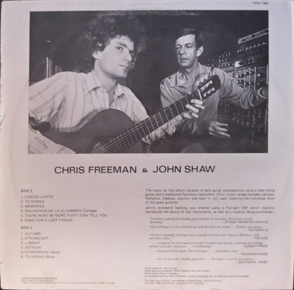 Chris Freeman, John Shaw – Synthesized Orchestration Vol. 2 LP vinyl record, image 2 of 8