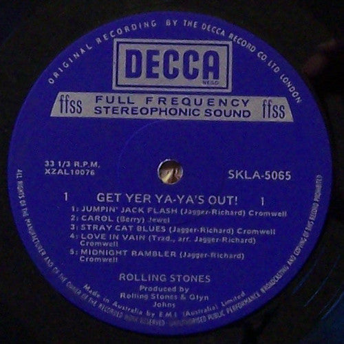 The Rolling Stones – Get Yer Ya-Ya's Out! - The Rolling Stones In Concert LP vinyl record, image 3 of 4