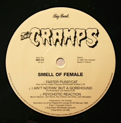 The Cramps – Smell Of Female 12" vinyl record, image 4 of 4