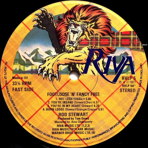 Rod Stewart – Foot Loose & Fancy Free LP vinyl record, image 3 of 10