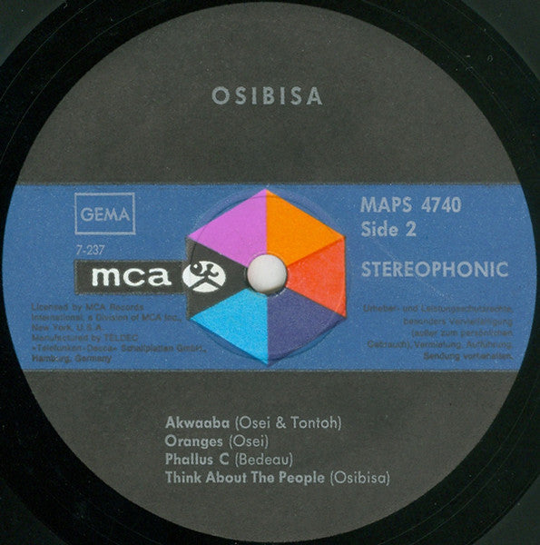 Osibisa – Osibisa LP vinyl record, image 5 of 6