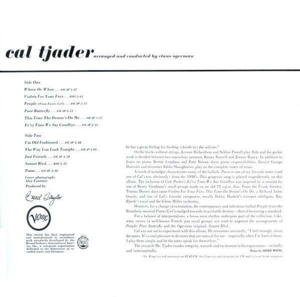 Cal Tjader – Warm Wave LP vinyl record, image 4 of 6