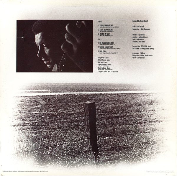 Kenny Burrell – Stormy Monday LP vinyl record, image 2 of 4