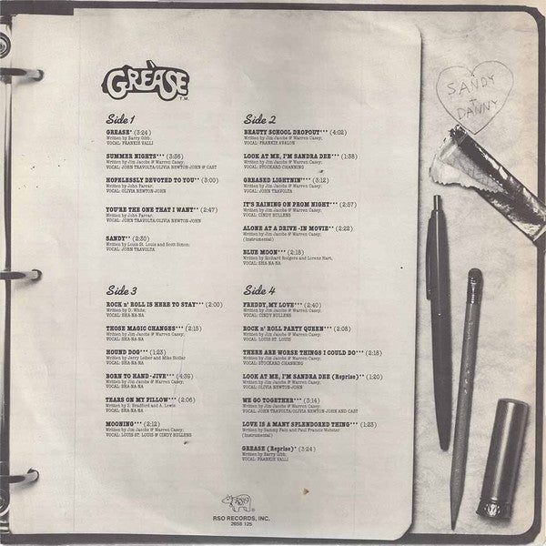 Various – Grease (The Original Soundtrack From The Motion Picture) (2xLP) LP vinyl record, image 4 of 9