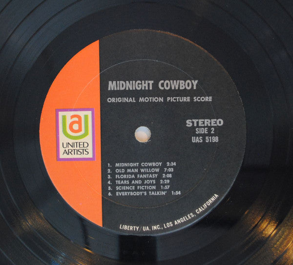 Various – Midnight Cowboy (Original Motion Picture Score) LP vinyl record, image 4 of 4