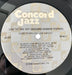 Ross Tompkins, Joe Venuti, Ray Brown, Scott Hamilton, Jake Hanna – Live At Concord '77 LP vinyl record, image 4 of 4
