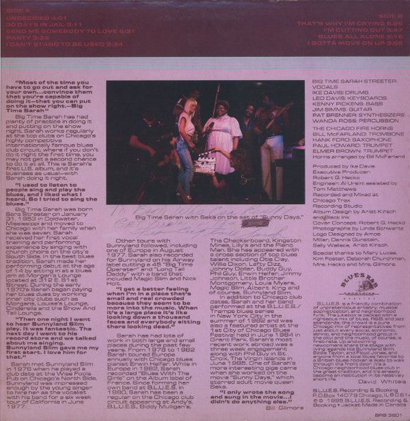 Big Time Sarah – Undecided LP vinyl record, image 2 of 4