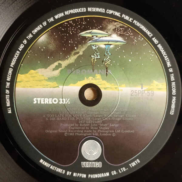Def Leppard – Pyromania LP vinyl record, image 6 of 7