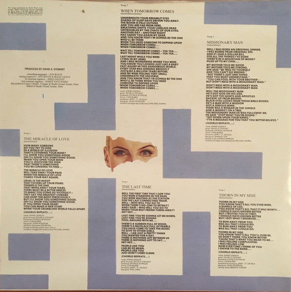 Eurythmics – Revenge LP vinyl record, image 5 of 7