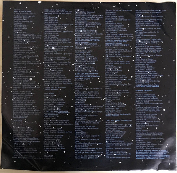 Carlos Santana – Havana Moon LP vinyl record, image 3 of 6