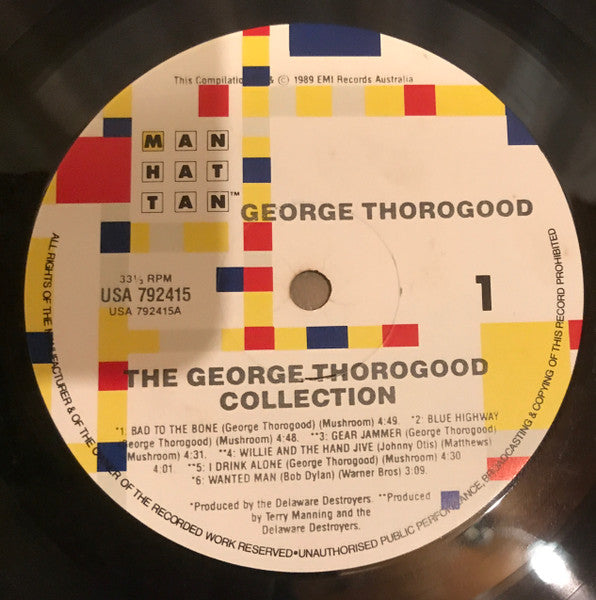 George Thorogood & The Destroyers – The George Thorogood Collection LP vinyl record, image 5 of 6