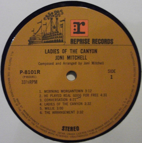 Joni Mitchell – Ladies Of The Canyon LP vinyl record, image 4 of 7