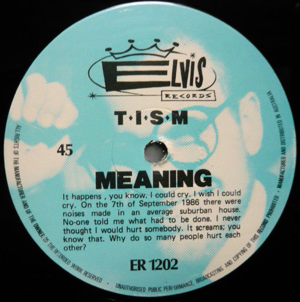 TISM – Form And Meaning Reach Ultimate Communion 12" vinyl record, image 4 of 6