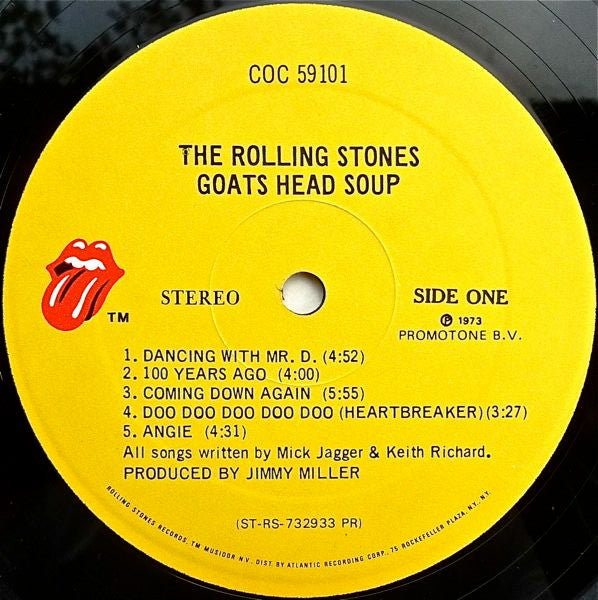 The Rolling Stones – Goats Head Soup LP vinyl record, image 4 of 10