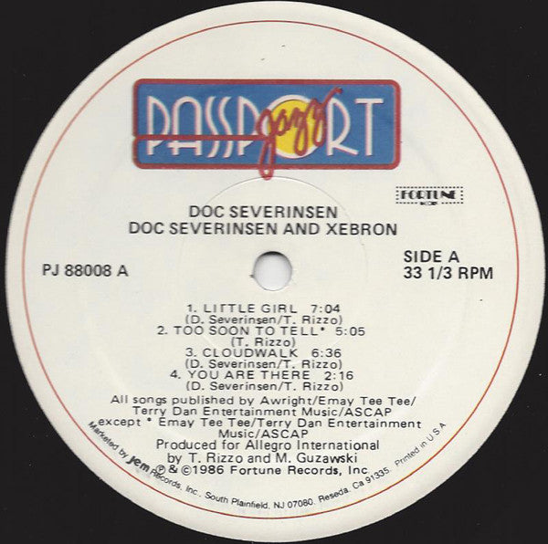 Doc Severinsen – Doc Severinsen And Xebron LP vinyl record, image 3 of 4