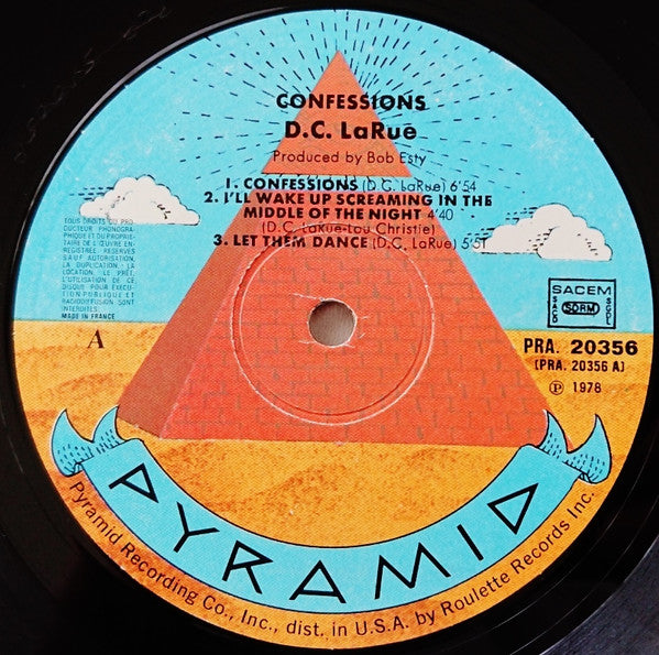 D.C. LaRue – Confessions LP vinyl record, image 3 of 4