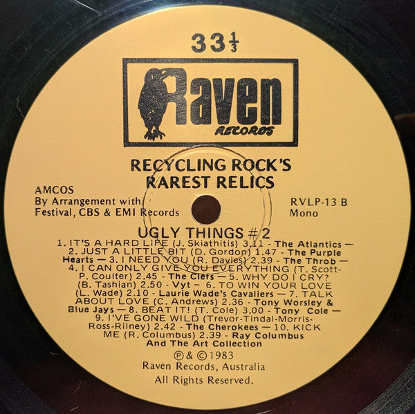Various – Ugly Things #2 LP vinyl record, image 5 of 5