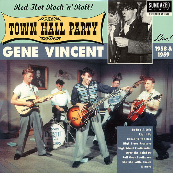 Gene Vincent – Live At Town Hall Party 1958/59 LP vinyl record, image 1 of 2