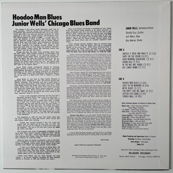 Junior Wells' Chicago Blues Band, Buddy Guy – Hoodoo Man Blues LP vinyl record, image 2 of 6