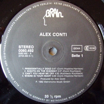 Alex Conti – Conti LP vinyl record, image 3 of 5