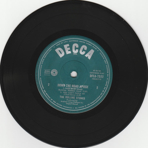 The Rolling Stones – Down The Road A-Piece 7" vinyl record, image 4 of 4