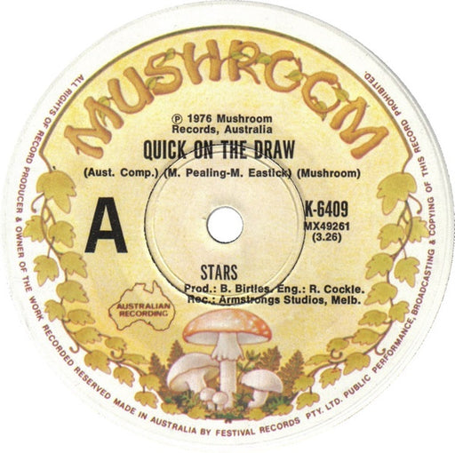 Stars – Quick On The Draw 7" vinyl record, image 1 of 2