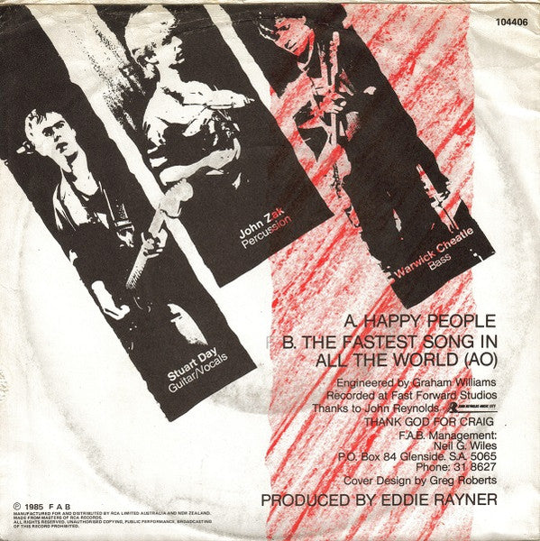 F A B – Happy People 7" vinyl record, image 2 of 4