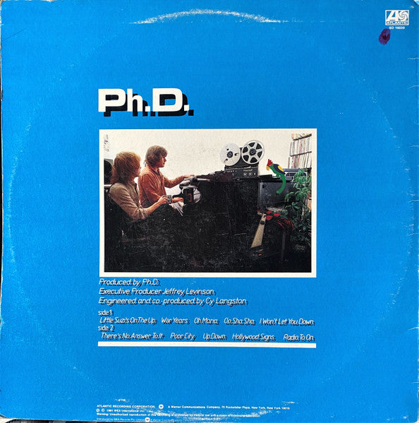Ph.D. – Ph.D. LP vinyl record, image 2 of 7