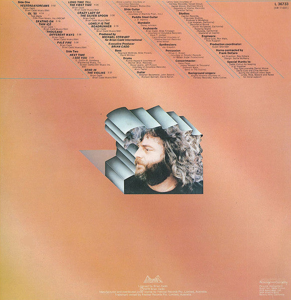 Brian Cadd – Yesterdaydreams LP vinyl record, image 2 of 4