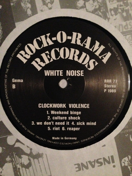 White Noise – The First Assault LP vinyl record, image 4 of 4
