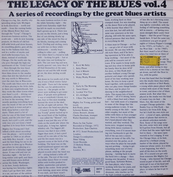 Mighty Joe Young – The Legacy Of The Blues Vol. 4 LP vinyl record, image 2 of 4