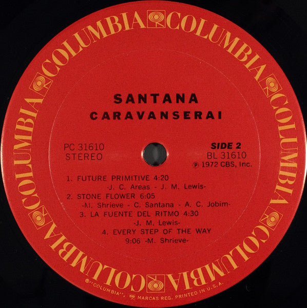 Santana – Caravanserai LP vinyl record, image 4 of 4