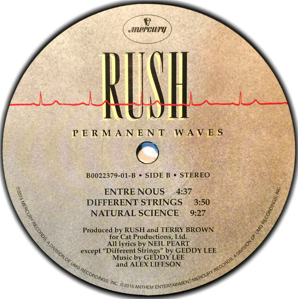 Rush – Permanent Waves LP vinyl record, image 4 of 7