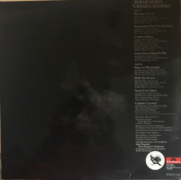 Jimi Hendrix – Crash Landing LP vinyl record, image 2 of 4