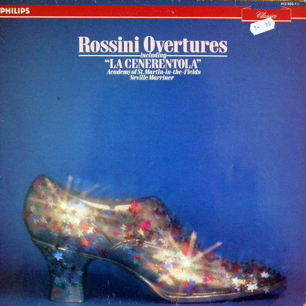 Gioacchino Rossini, The Academy Of St. Martin-in-the-Fields, Sir Neville Marriner – Rossini Overtures LP vinyl record, image 1 of 5