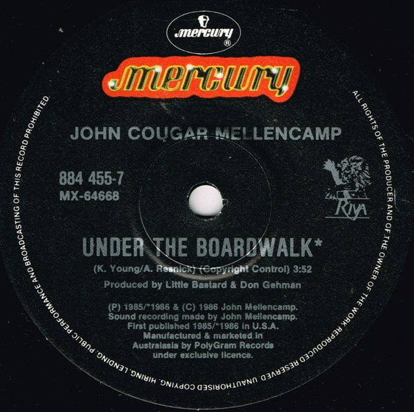 John Cougar Mellencamp – R.O.C.K. In The U.S.A. 7" vinyl record, image 4 of 4