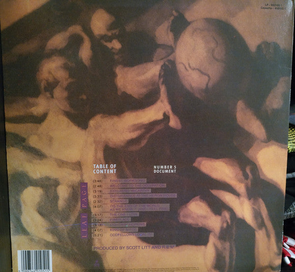 R.E.M. – Document LP vinyl record, image 2 of 6