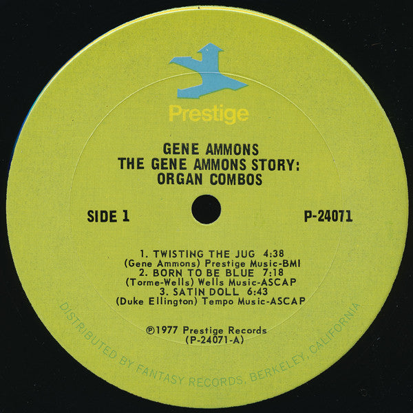 Gene Ammons – The Gene Ammons Story: Organ Combos (2xLP) LP vinyl record, image 5 of 10