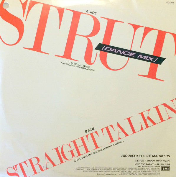 Sheena Easton – Strut 12" vinyl record, image 2 of 4