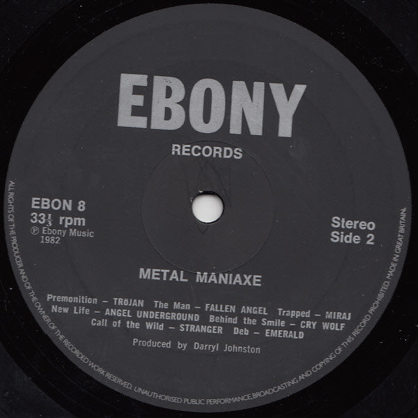 Various – Metal Maniaxe LP vinyl record, image 4 of 4