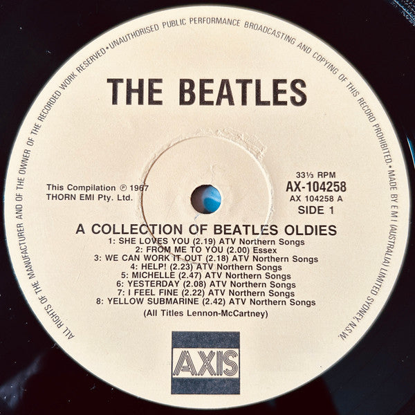 The Beatles – A Collection Of Beatles Oldies LP vinyl record, image 3 of 4
