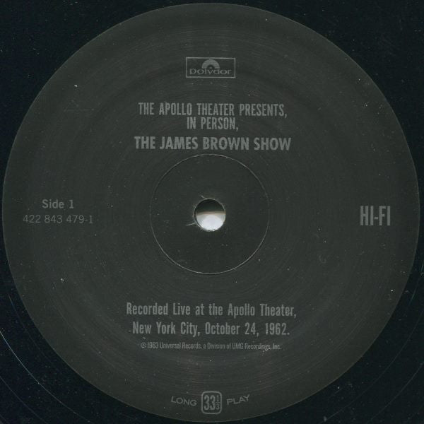 James Brown – 'Live' At The Apollo LP vinyl record, image 3 of 4