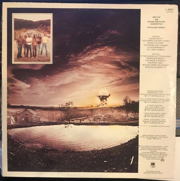 The Ozark Mountain Daredevils – Best Of The Ozark Mountain Daredevils (Nuclear Fishin') LP vinyl record, image 2 of 4