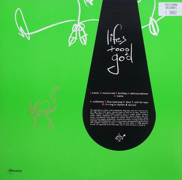 The Sugarcubes – Life's Too Good LP vinyl record, image 2 of 6