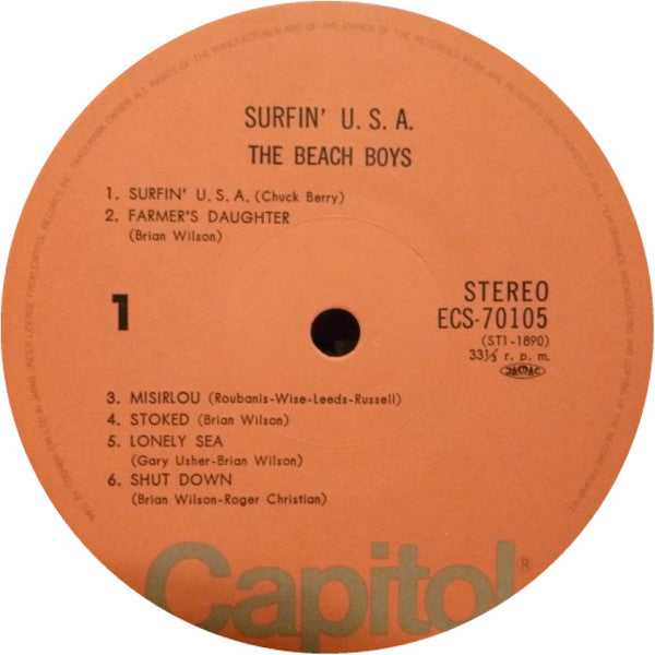 The Beach Boys – Surfin' U.S.A. LP vinyl record, image 5 of 9