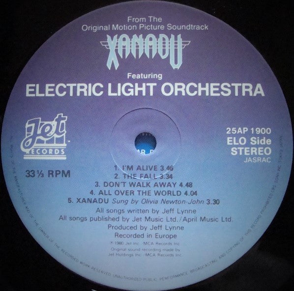 Electric Light Orchestra, Olivia Newton-John – Xanadu (From The Original Motion Picture Soundtrack) LP vinyl record, image 10 of 10