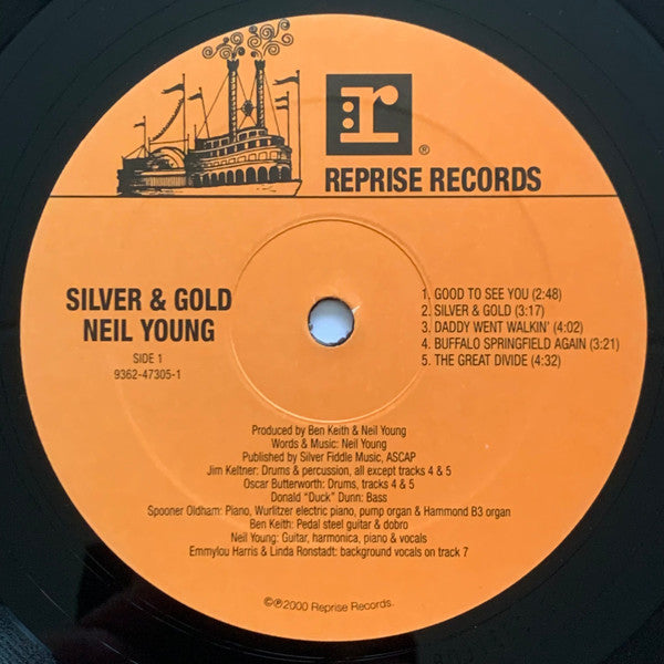 Neil Young – Silver & Gold LP vinyl record, image 3 of 7